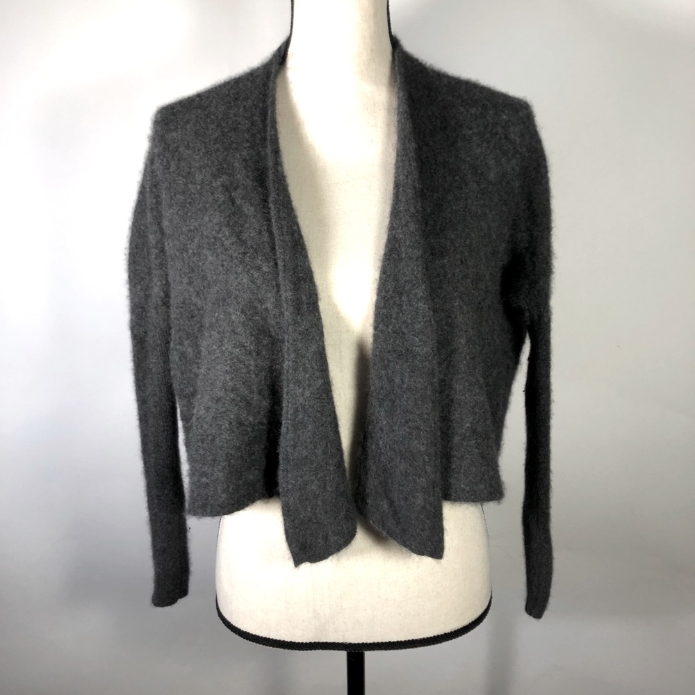 Athleta gray soft fussy cashmere sweater Size XXS